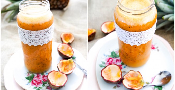 Tropische smoothie met extra vitamine C